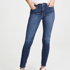 Good American Good Legs Release Hem High Waist Skinny Jeans‎ Size 2/26 Nwt